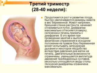 Боль в левом подреберье при беременности в третьем триместре