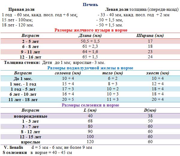 Таблица нормы размера. Размеры печени у детей на УЗИ норма. Размеры селезёнки у детей в норме по УЗИ. Площадь селезенки по УЗИ У детей в норме. Размеры печени в норме по УЗИ У детей 7 лет.