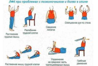 Упражнения для спины хруст